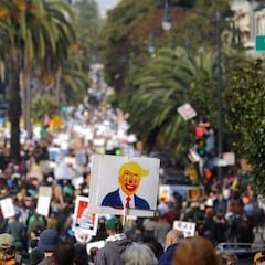 La impresionante toma de los asistentes a marcha contra ICE en San Francisco