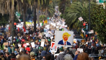 La impresionante toma de los asistentes a marcha contra ICE en San Francisco