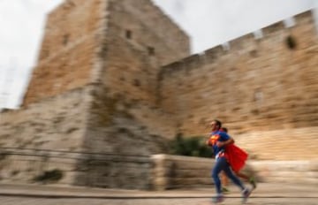 Las imágenes de la séptima maratón de Jerusalén