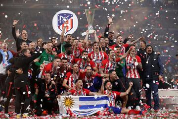 El Atlético de Madrid campeón de la Europa League por tercera vez.