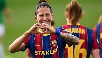 Jenni Hermoso, jugadora del Bar&ccedil;a.