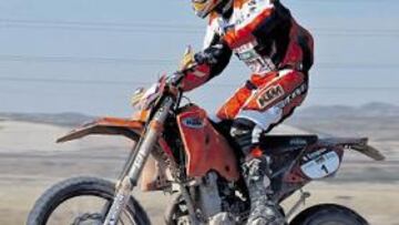 <b>SUPERACIÓN. </b>Esteve lo pasó mal, pero hizo toda una demostración de pundonor y sigue en cabeza.