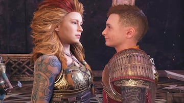 Atreus y Thrud en God of War: Ragnarok