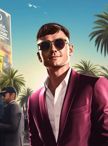 Chat GPT recrea a jugadores de fútbol estilo GTA 6: así se vería Bellingham, Cristiano o Messi