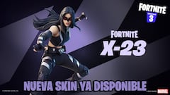 Skin X-23 (X-Men/Marvel) ya disponible en Fortnite: precio y contenidos