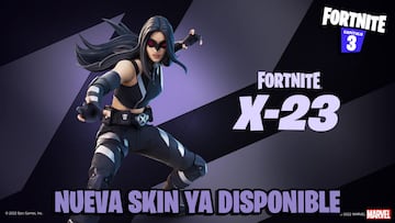 Skin X-23 (X-Men/Marvel) ya disponible en Fortnite: precio y contenidos