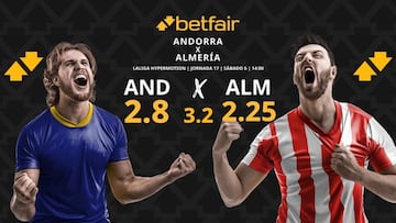 Andorra CF vs. UD Almería: horario, dónde ver, pronósticos y clasificación