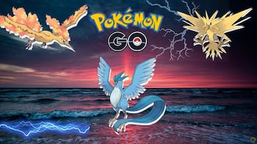 Articuno, Zapdos y Moltres en Pokémon GO: cómo derrotarlos en las incursiones y mejores counters