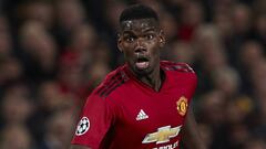 Pogba, en el partido de cuartos de final de la Champions ante el Barcelona. 