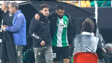 Isco, tras lesionarse.