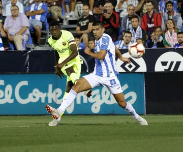 Dembélé y Juanfran 
