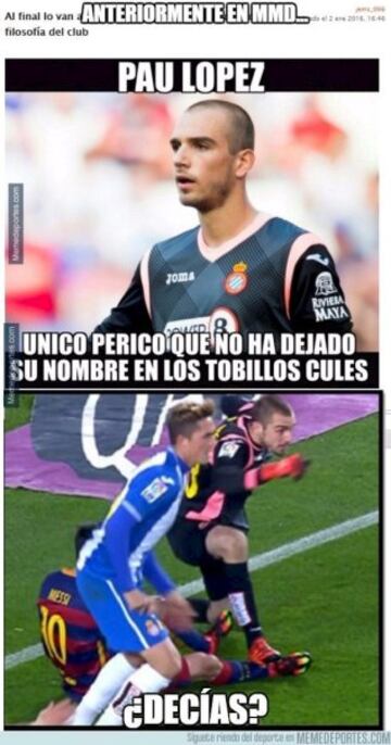 Los mejores memes de los incidentes del Barcelona-Espanyol de Copa