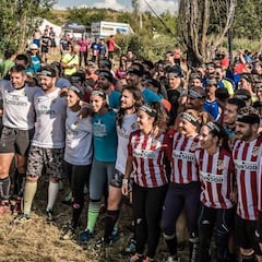 La final de la Champions empezó con el barro de la Spartan Race
