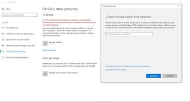Cómo crear un usuario en Windows 10 con una cuenta de Gmail