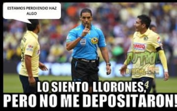 Rayados derrotó al América pero el árbitro se llevó los memes