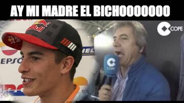 La genial imitación de Márquez a Lama: "¡Madre mía 'El Bicho'!"