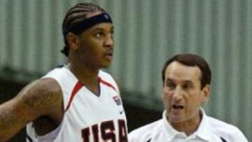 <b>BRILLÓ CARMELO.</b> El alero de los Denver Nuggets se convirtió en el mejor jugador americano ante los lituanos.