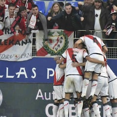 El Rayo de Paco Jémez resucita en Huesca con doblete de Pozo
