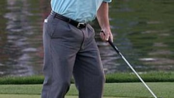 <B>PUTT GANADOR. </B>Funk aseguró el par del 18 para hacerse con el torneo.