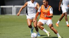 Lucas Vázquez y Eden Hazard.