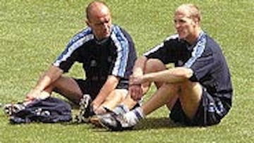 <b>LESIONADO</b>. Jordi Cruyff estará, al menos, tres semanas de baja.