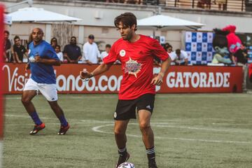 El exjugador brasileño es uno de los íconos de la Florida Cup y fue una de las grandes figuras del partido de leyendas que se disputó en Orlando.