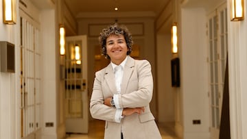 Paula Ostiz, en el Hotel Palace (Madrid) durante los Premios AS.