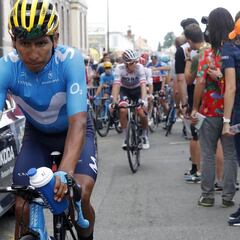 Nairo: "Cuando Landa me cogió estaba sin aire"