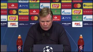 Koeman: "Messi ve que el equipo va por buen camino"
