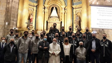 El equipo, hoy en Begoña