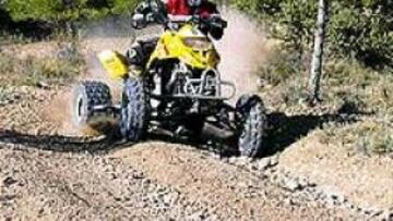 <b>ESPECTÁCULO ASEGURADO.</B> Las carreras de quads son muy divertidas.