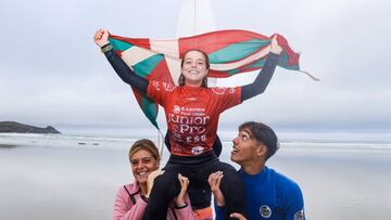 Plomeur ,Finistere, Bretagne, France - Septembre 17 th: in the Day 5 at the E.Leclerc Plont L'Abbé Junior Pro La Torche .September 17 th , 2023 .(Photo by Laurent Masurel/World Surf League)