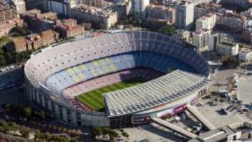 Vista del Camp Nou.