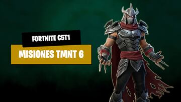 fortnite evento cowabunga tortugas ninja misiones parte 6 a celebrar