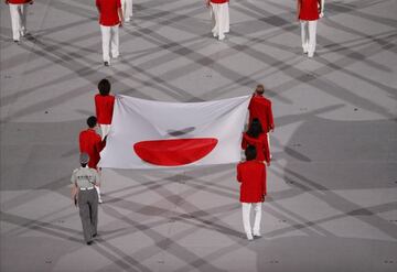 Las postales del Team Chile en la inauguración en Tokio