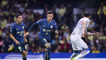  Brian Rodriguez of America during the game America vs Queretaro, corresponding to Round 01 of the Torneo Clausura 2023 of the Liga BBVA MX, at Azteca Stadium, on January 07, 2023.

<br><br>

Brian Rodriguez de America durante el partido America vs Queretaro, Correspondiente a la Jornada 01 del Torneo Clausura 2023 de la Liga BBVA MX, en el Estadio Azteca, el 07 de Enero de 2023.