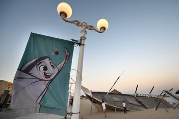 Las calles de Doha ya están listas y lucen de gala para el comienzo del Mundial de Qatar el próximo 20 de noviembre.