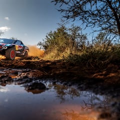 Sainz saca las garras y roza la victoria