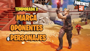 fortnite marca oponentes o personajes como se hace