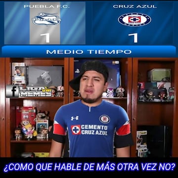 Los memes del Puebla - Cruz Azul de la jornada 1