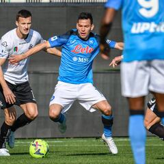 ‘Chucky’ Lozano no pierde terreno con un Napoli imparable