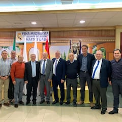 Las peñas del Real Madrid aprovechan el parón para celebrar sus aniversarios