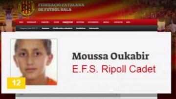 Uno de los sospechosos del atentado jug¨® en el equipo de f¨²tbol sala de Ripoll