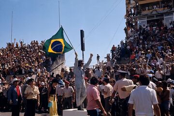 Emerson Fittipaldi consiguió la victoria en 1973. El piloto consiguió la victoria en Brasil y fue el primer brasileño en conseguir la victoria en casa .