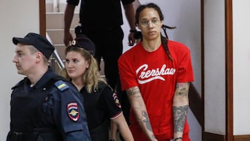 Brittney Griner se declara culpable por posesión y contrabando de drogas ante tribunal en Moscú