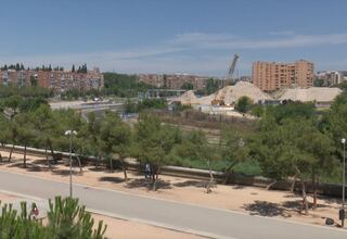 Encogerá el alma de los atléticos: así está la zona del Calderón un año después de su derribo