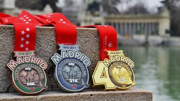 Las 37.000 medallas de 'finisher' de la Maratón de Madrid, listas