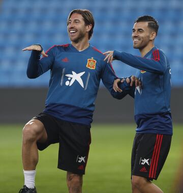 El entrenamiento de la Selección en Oslo en imágenes