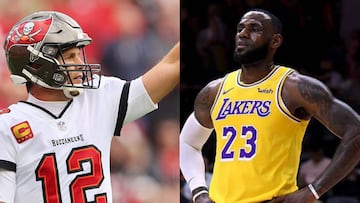 A través de redes sociales, el quarterback siete veces ganador del Super Bowl propuso un reto al jugador de los Lakers, quien no dudó en responder.