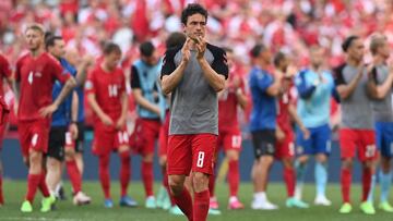 Thomas Delaney, con Dinamarca.